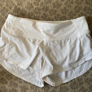 lululemon speed up shorts size 2